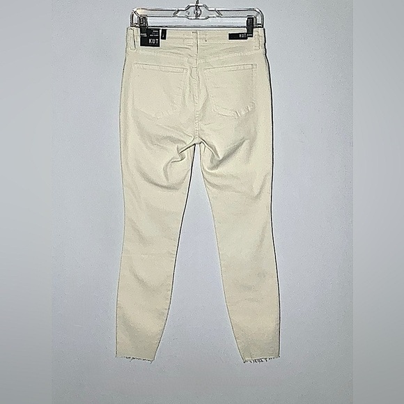 NWT Kut from the Kloth High Rise Connie Fab Ab Ankle Skinny Jeans w/ Raw Hem, 2 - Picture 5 of 15